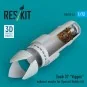 Saab 37 Viggen exhaust nozzle for Special Hobby kit (3D Printed), 1...