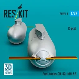 Fuel tanks ??-53 (2 pcs) (3D Printed), 1/72 - ResKit Models RSU72-0008 2