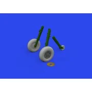 Spitfire Mk.IX wheels 5spoke 1/24 AIRFIX, 1/24 - Eduard Accessories...