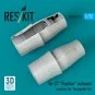 Su-27 Flanker exhaust nozzles for Trumpeter kit (3D Printed), 1/72 ...