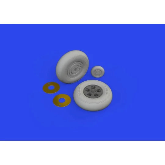 Spitfire Mk.IX wheels 5spoke 1/24 AIRFIX - Eduard Accessories 624004