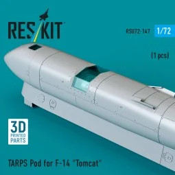 TARPS pod for F-14 Tomcat (1 pcs) (3D Printed), 1/72 - ResKit Model... 2