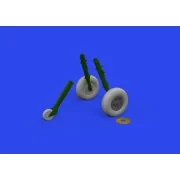 Spitfire Mk.IX wheels 5spoke 1/24 AIRFIX - Eduard Accessories 624004