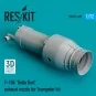 F-106 Delta Dart exhaust nozzle for Trumpeter kit (3D Printed), 1/7...