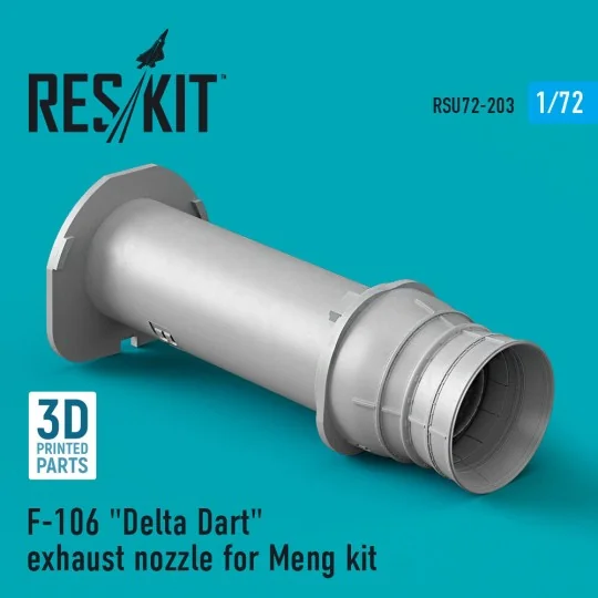 F-106 Delta Dart exhaust nozzle for Meng kit (3D Printed), 1/72 - R... F-106 Delta Dart exhaust nozzle for Meng kit (3D Printed), 1/72 - R...
