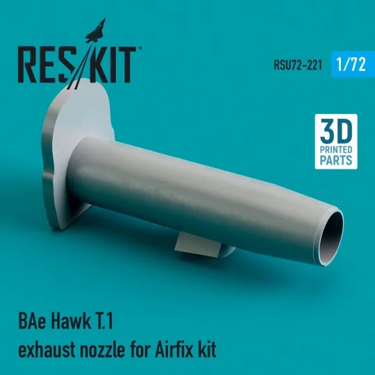 BAe Hawk T.1 exhaust nozzle for Airfix kit (3D Printed), 1/72 - Res...