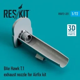 BAe Hawk T.1 exhaust nozzle for Airfix kit (3D Printed), 1/72 - Res... 2