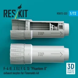 F-4 (E, J, EJ, F, G, S) Phantom II exhaust nozzles for Finemolds ki... 2