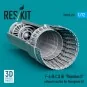 F-4 (B, C, D, N) Phantom II exhaust nozzles for Hasegawa kit (3D Pr...