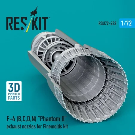 F-4 (B, C, D, N) Phantom II exhaust nozzles for Finemolds kit (3D P...