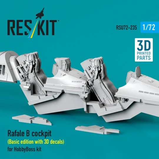 Rafale B cockpit (Basic edition with 3D decals) for HobbyBoss kit (...