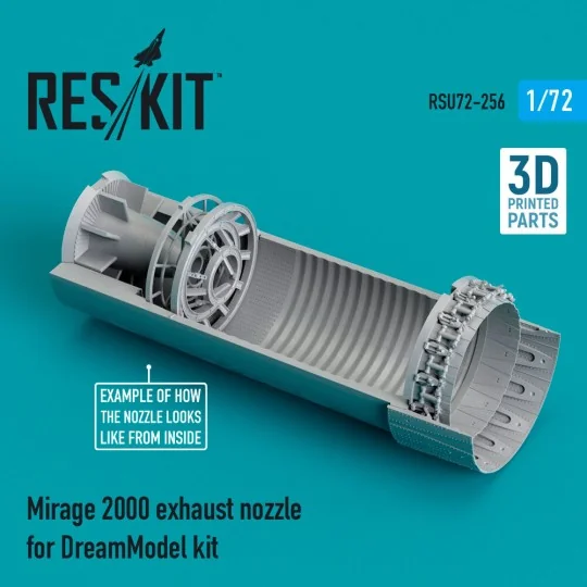 Mirage 2000 exhaust nozzle for DreamModel kit (3D Printed), 1/72 - ...
