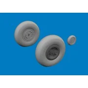 Spitfire Mk.VIII wheels 4spoke AIRFIX, 1/24 - Eduard Accessories 62...