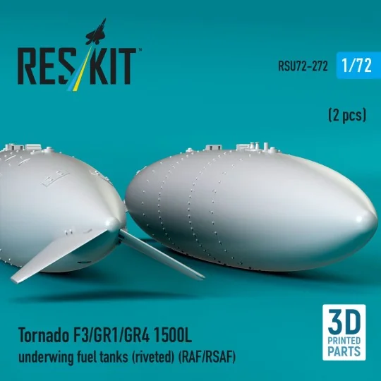 Tornado F3/GR1/GR4 1500L underwing fuel tanks (riveted) (RAF/RSAF) ...