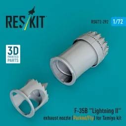 F-35B Lightning II exhaust nozzle (Parked/Fly) for Tamiya kit (3D p...