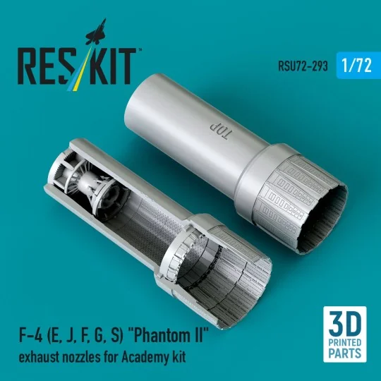 F-4 (E, J, F, G, S) Phantom II exhaust nozzles for Academy kit (3D ...