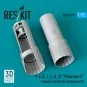 F-4 (E, J, F, G, S) Phantom II exhaust nozzles for Hasegawa kit (3D...
