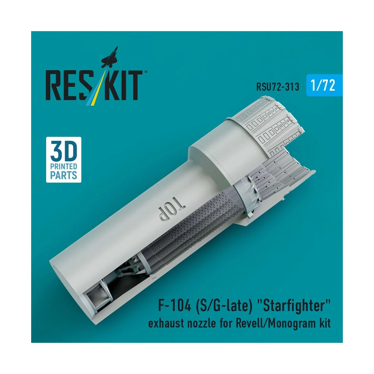 F-104 (S/G-late) Starfighter exhaust nozzle for Revell/Monogram kit...