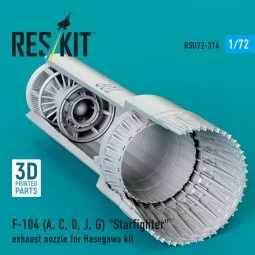 F-104 (A, C, D, J, G) Starfighter exhaust nozzle for Hasegawa kit (...