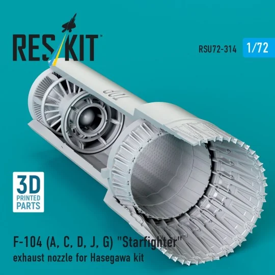 F-104 (A, C, D, J, G) Starfighter exhaust nozzle for Hasegawa kit (... F-104 (A, C, D, J, G) Starfighter exhaust nozzle for Hasegawa kit (...