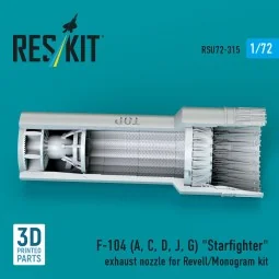 F-104 (A, C, D, J, G) Starfighter exhaust nozzle for Revell/Monogra... 2
