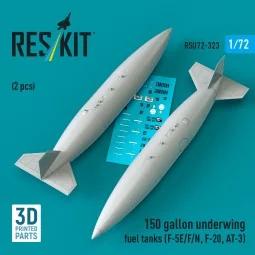 150 gallon underwing fuel tanks (F-5E/F/N, F-20, AT-3) (2 pcs) (3D ...
