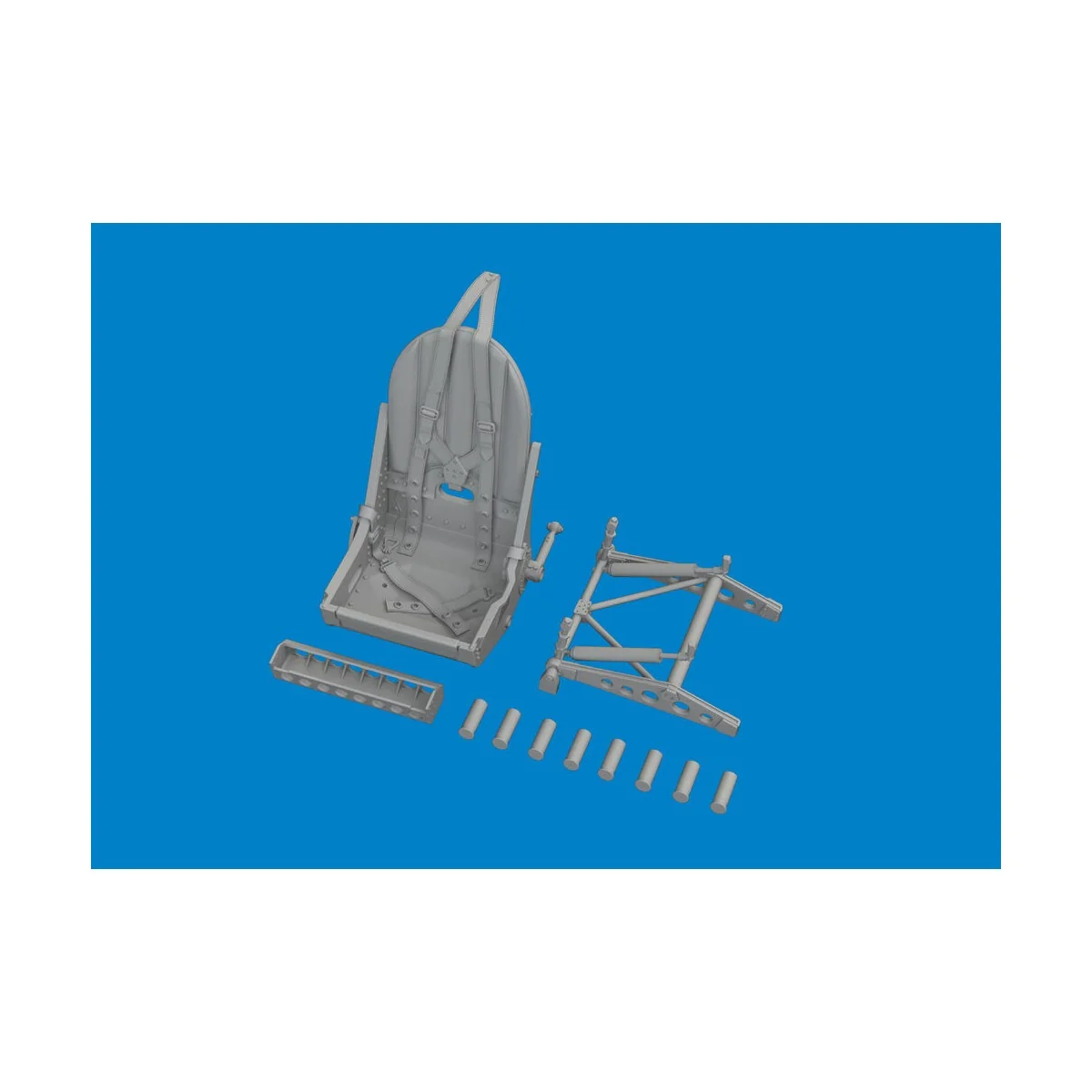 Spitfire Mk.VIII/Mk.IX seat PRINT AIRFIX, 1/24 - Eduard Accessories...