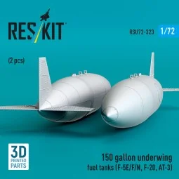 150 gallon underwing fuel tanks (F-5E/F/N, F-20, AT-3) (2 pcs) (3D ... 2