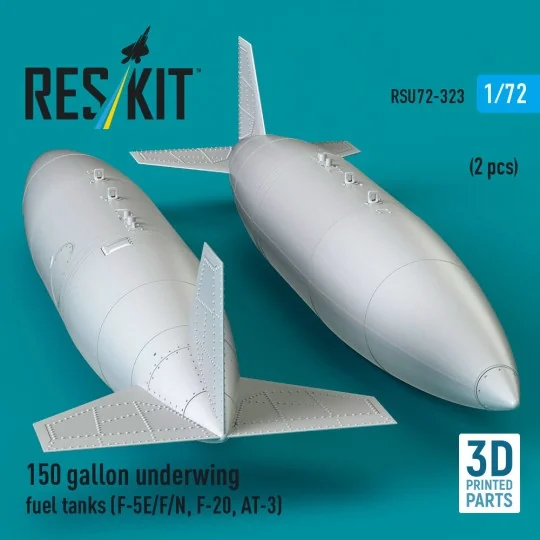 150 gallon underwing fuel tanks (F-5E/F/N, F-20, AT-3) (2 pcs) (3D ...