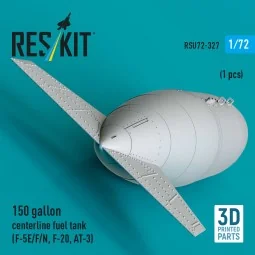 150 gallon centerline fuel tank (F-5E/F/N, F-20, AT-3) (1 pcs) (3D ... 2