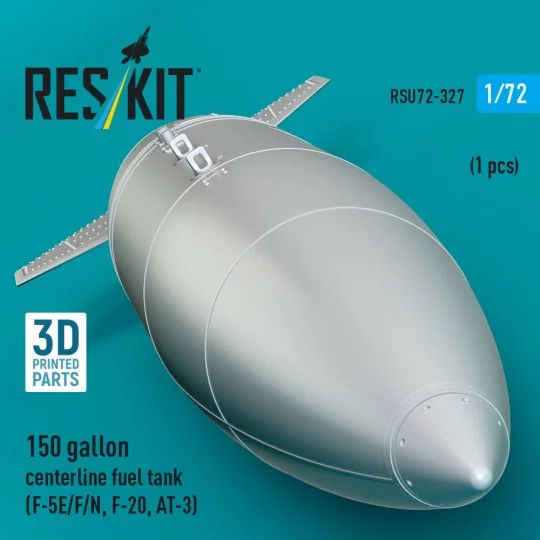 150 gallon centerline fuel tank (F-5E/F/N, F-20, AT-3) (1 pcs) (3D ...