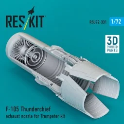 F-105 Thunderchief exhaust nozzle for Trumpeter kit (3D Printed), 1...