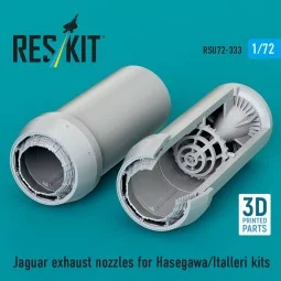 Jaguar exhaust nozzles for Hasegawa/Italleri kits (3D Printed), 1/7...