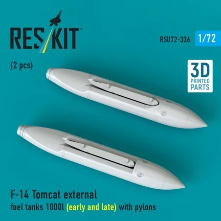 F-14 Tomcat external fuel tanks 1000l (early and late) with pylons ...