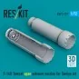 F-14D Tomcat open exhaust nozzles for Tamiya kit (3D Printed), 1/72...