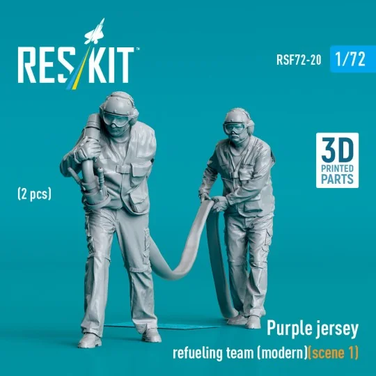 Purple jersey refueling team (modern) (scene 1) (2 pcs) (3D Printed... Purple jersey refueling team (modern) (scene 1) (2 pcs) (3D Printed...