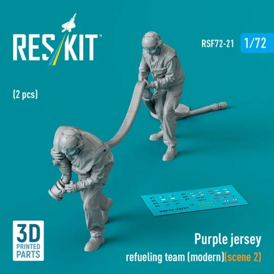 Purple jersey refueling team (modern) (scene 2) (2 pcs) (3D Printed... Purple jersey refueling team (modern) (scene 2) (2 pcs) (3D Printed...