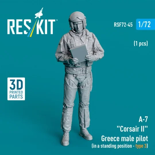 A-7 Corsair II Greece male pilot (in a standing position - type 3) ...