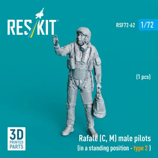 Rafale (C, M) male pilot (in a standing position - type 2) (1 pcs) ...
