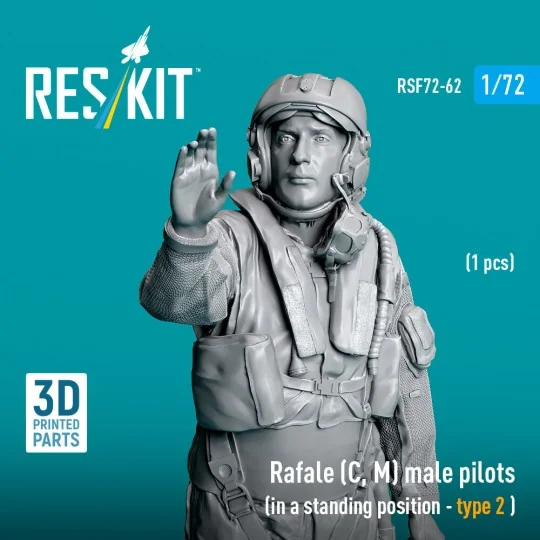 Rafale (C, M) male pilot (in a standing position - type 2) (1 pcs) ...