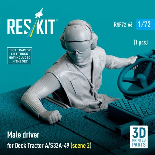 Male driver for Deck Tractor A/S32A-49 (scene 2) (1 pcs) (3D Printe...