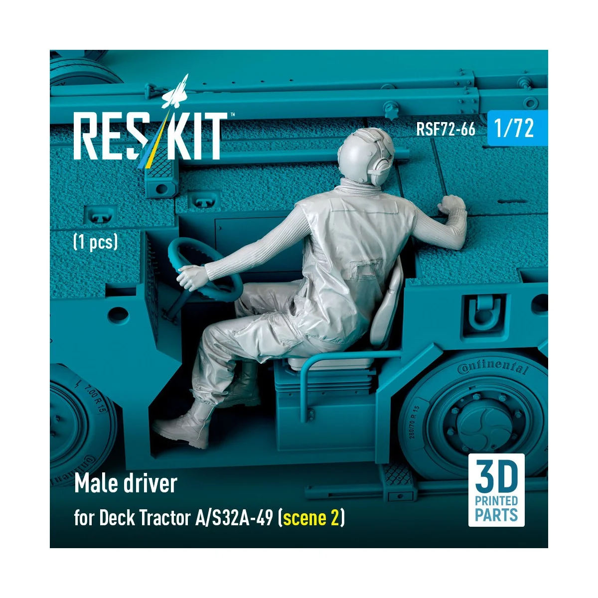 Male driver for Deck Tractor A/S32A-49 (scene 2) (1 pcs) (3D Printe...