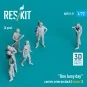 One busy day carrier crew on deck (scene 2) (6 pcs) (3D Printed), 1...
