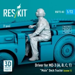 Driver for MD-3 (A, B, C, T) Mule Deck Tractor (scene 1) (1 pcs) (3...