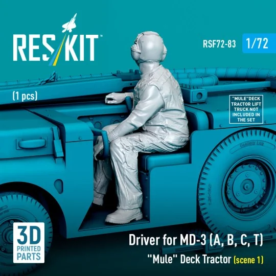 Driver for MD-3 (A, B, C, T) Mule Deck Tractor (scene 1) (1 pcs) (3...