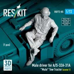 Male driver for A/S-32A-31A Mule Tow Tractor (scene 1) (1 pcs) (3D ...