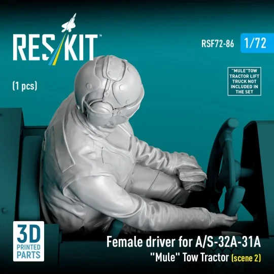 Female driver for A/S-32A-31A Mule Tow Tractor (scene 2) (1 pcs) (3...