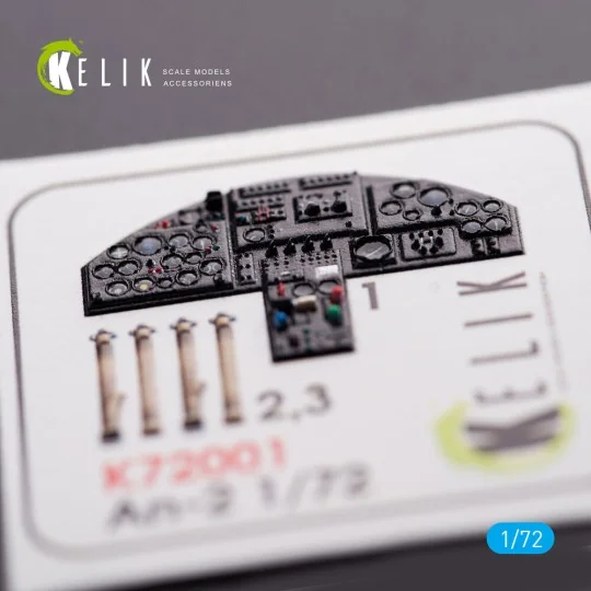 AN-2 Colt interior 3D decals for Trumpeter kit, 1/72 - Kelik K72001