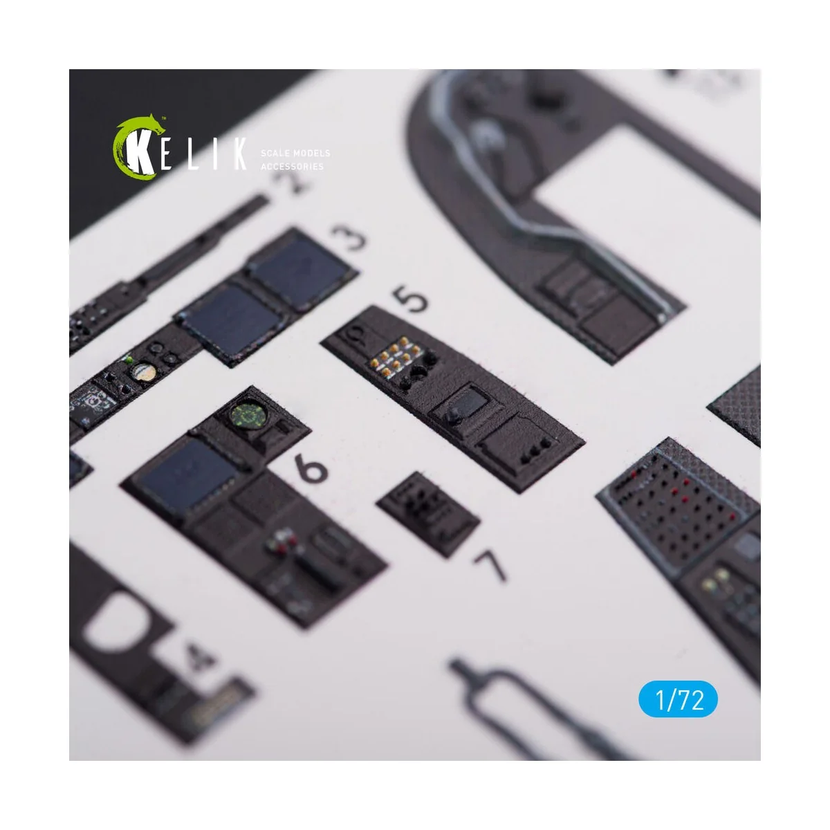 V-22 Osprey interior 3D decals for Hasegawa kit, 1/72 - Kelik K72005