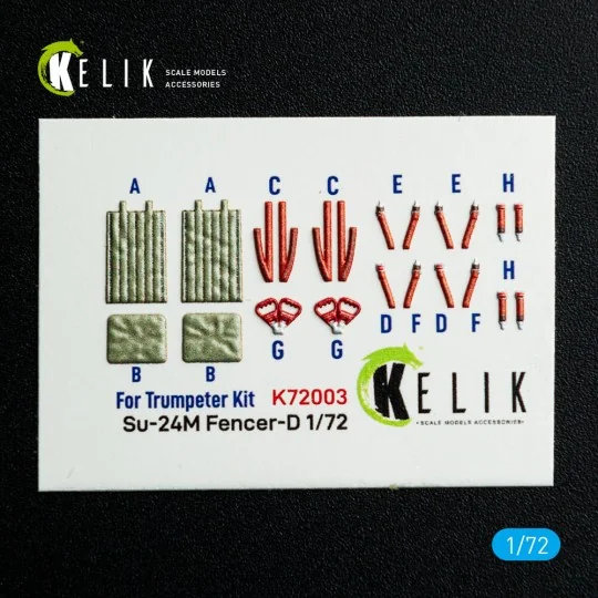 SU-24M interior 3D decals for Trumpeter kit, 1/72 - Kelik K72003